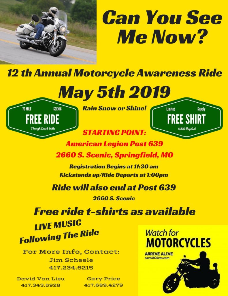 Ransin Injury Law Springfield Motorcycle Awareness Ride